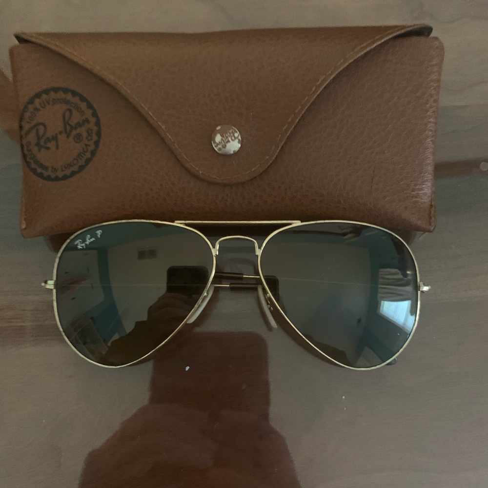 polarized rayban aviators